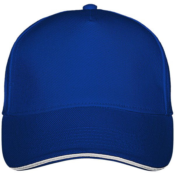 Ultimate 5 Panel Custom Cap Bright Royal / White