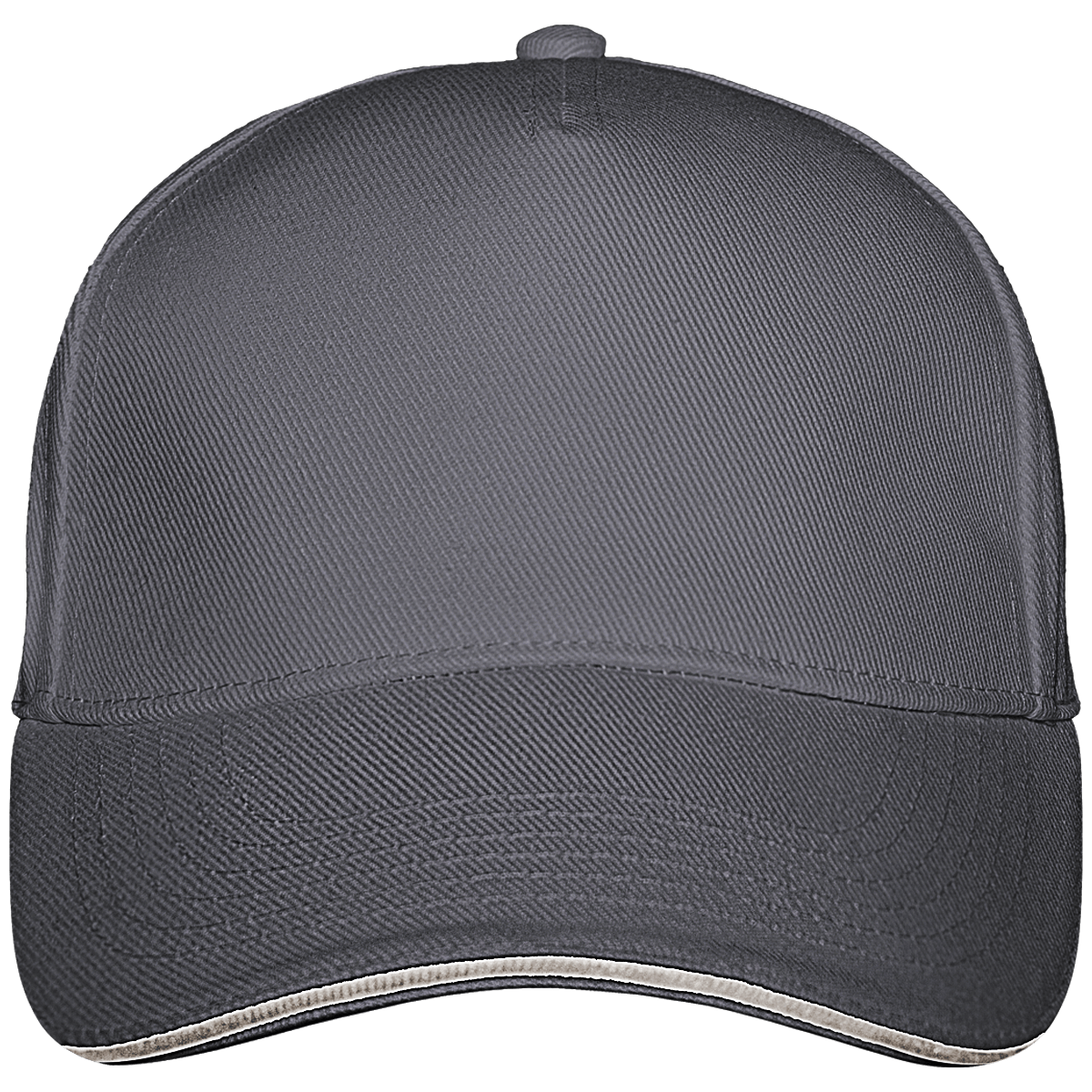 Personalisierte 5-Panel Ultimate Cap Graphite / Oyster Grey