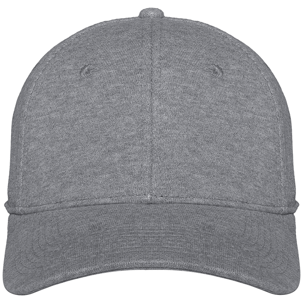 Casquette baseball style athleisure jersey face heather grey