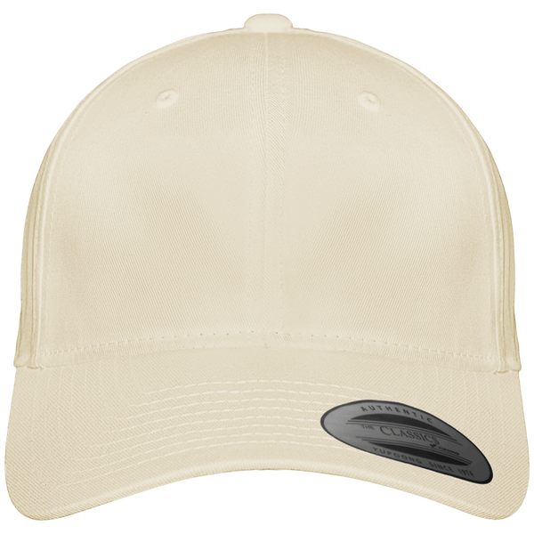 Casquette 6 panneaux flexfit classique face Natural