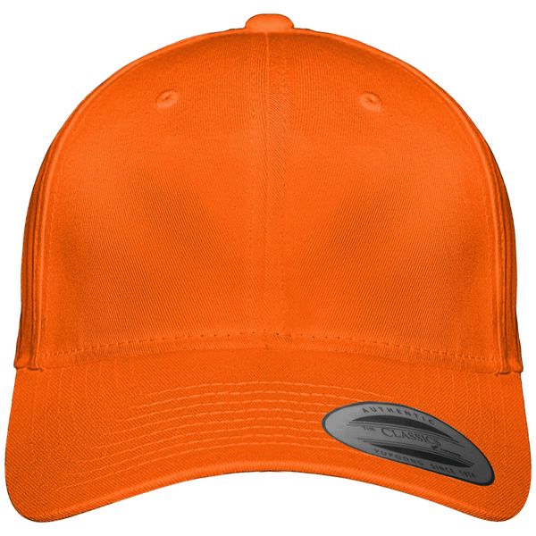 Casquette 6 panneaux flexfit classique face Orange
