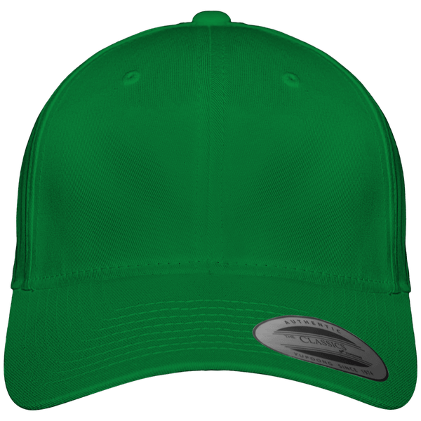 Casquette 6 panneaux flexfit classique face Kelly Green