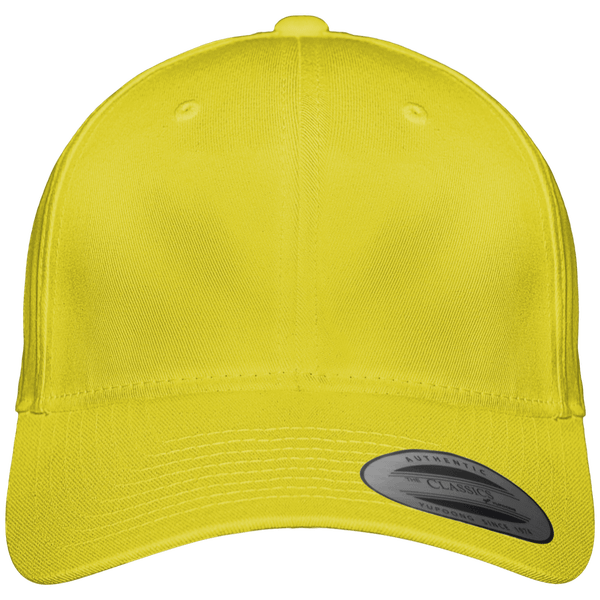 Casquette 6 panneaux flexfit classique face Lime