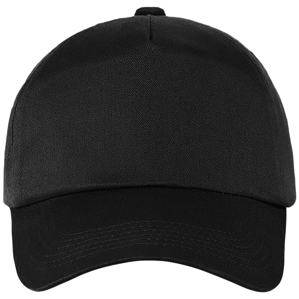 Casquette originale 5 panneaux face Black