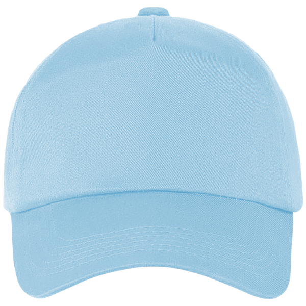 Customizable Fashion Cap In Embroidery And Printing Sky Blue