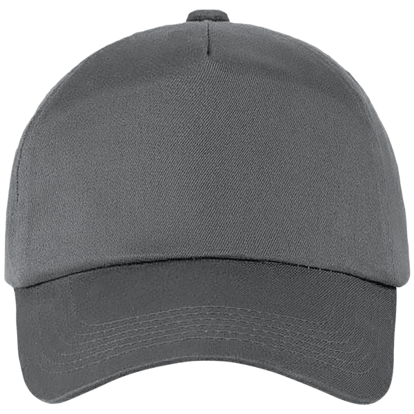 Gorra Original Panel 5 Para Personalizar En Bordado E Impresión Graphite Grey