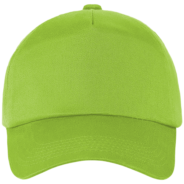 Gorra Original Panel 5 Para Personalizar En Bordado E Impresión Lime Green