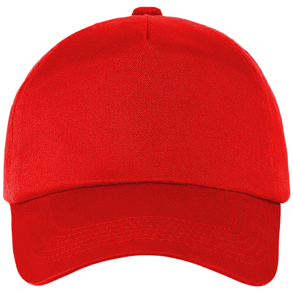 Customizable Fashion Cap In Embroidery And Printing Bright Red