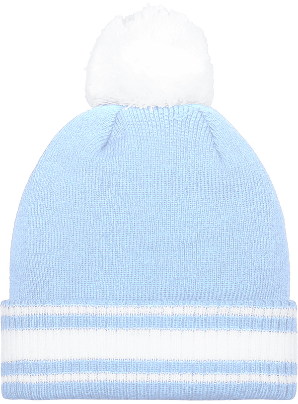 Bonnet Brodé Idéal Pour Encourager Vos Équipes De Sport Favorites Bright Royal / White