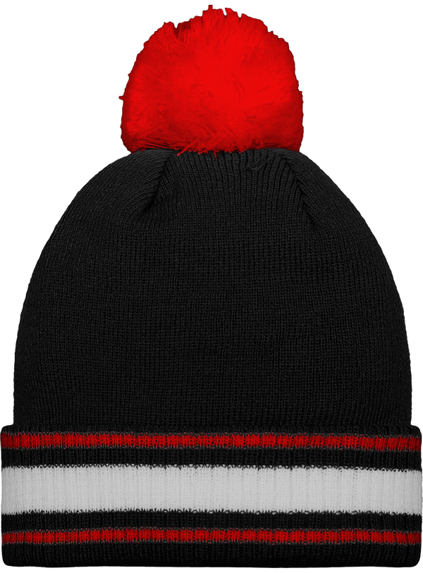 Bonnet stadium face Black / Classic Red / White