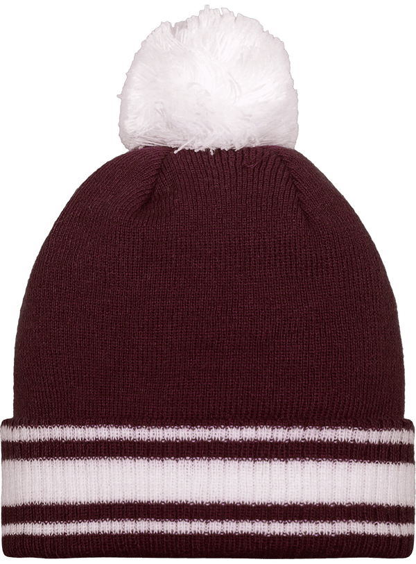 Bonnet stadium face Burgundy / White