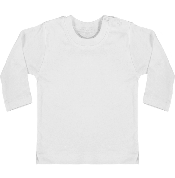 T-Shirt Manches Longues Bébé Personnalisé White