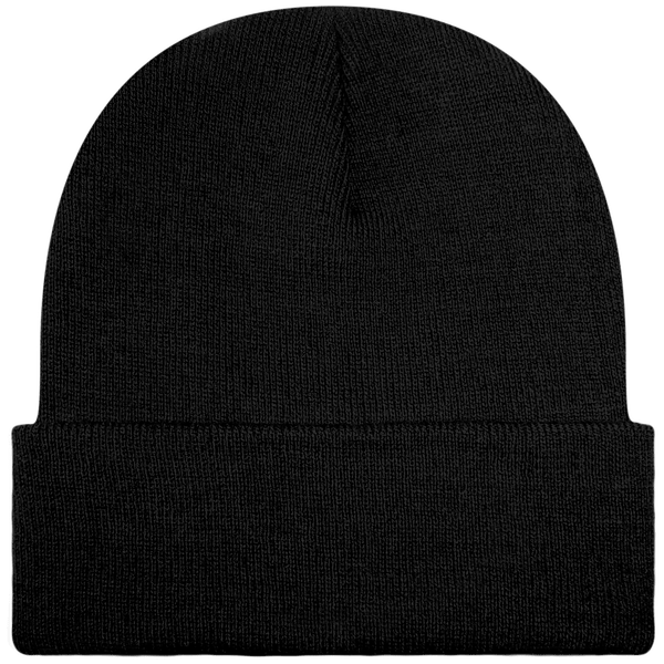 Customizable Cuff Beanie Black