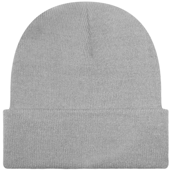 Customizable Cuff Beanie Light Grey