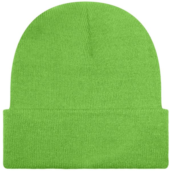 Customizable Cuff Beanie lime Green