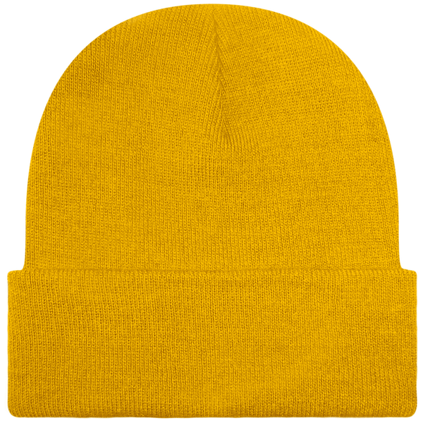 Customizable Cuff Beanie Gold