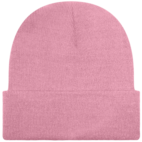 Customizable Cuff Beanie Classic Pink