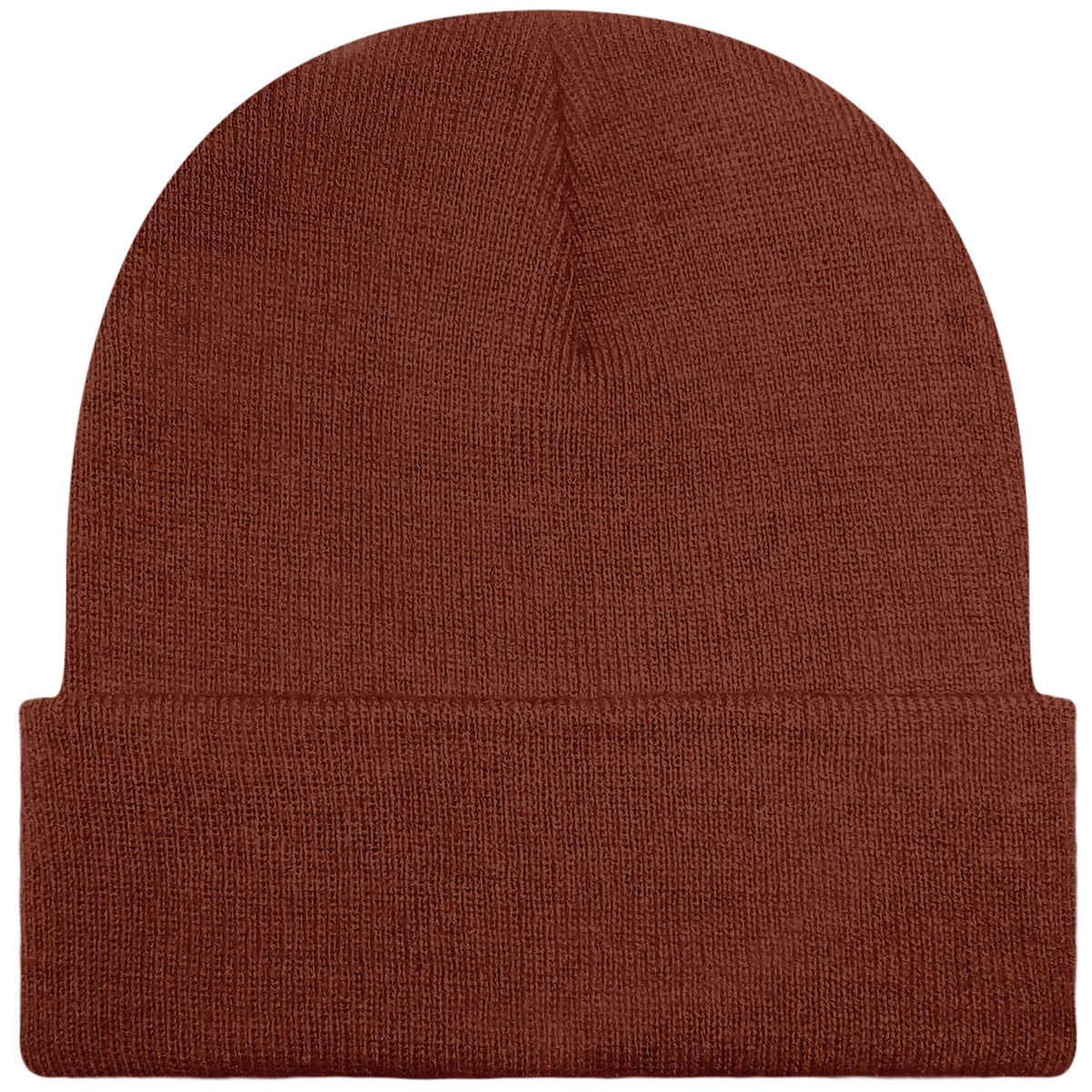 Customizable Cuff Beanie Rust