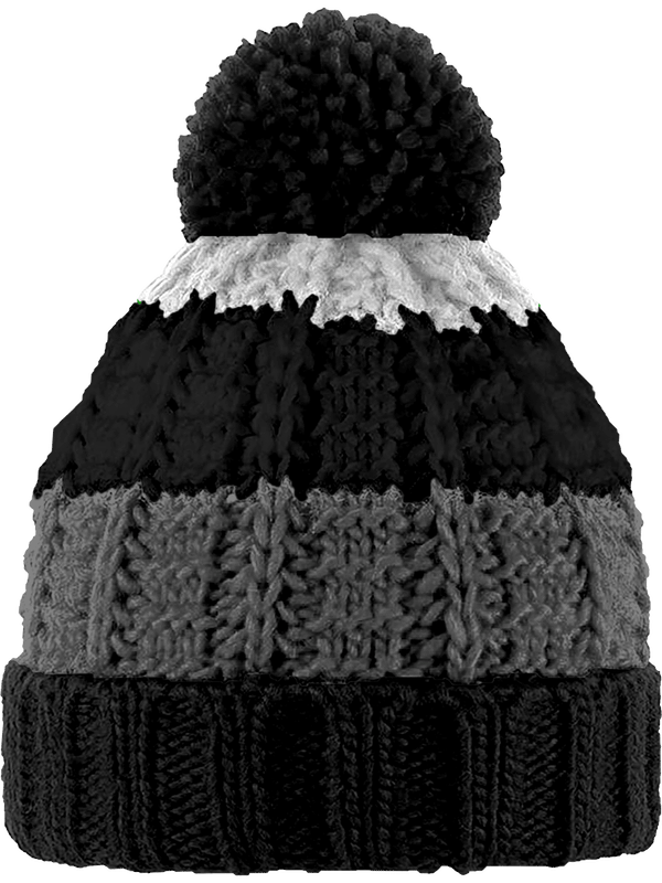 Bonnet beanie chamonix face Black / Graphite Grey / White