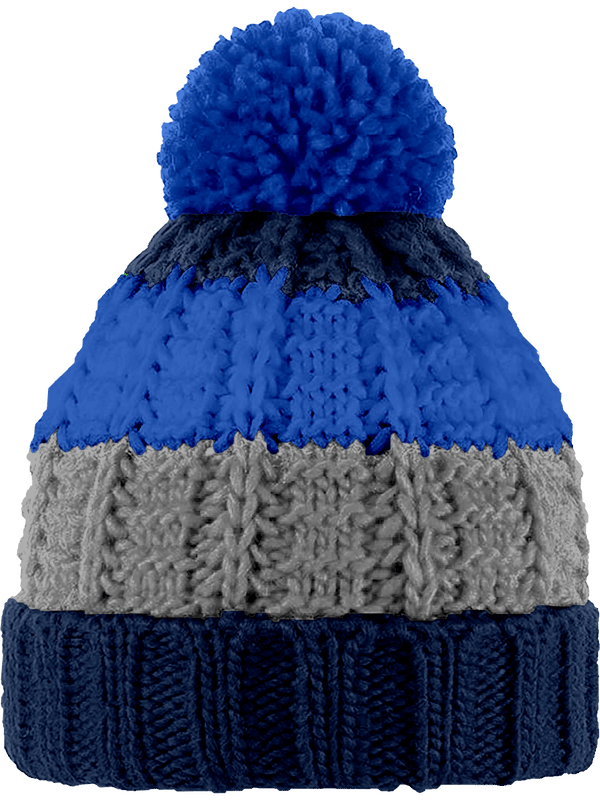 Bonnet beanie chamonix face French Navy / Sapphire Blue / LightGrey