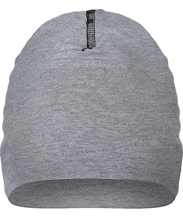 Bonnet en coton hemsedal face Heather Grey / Black