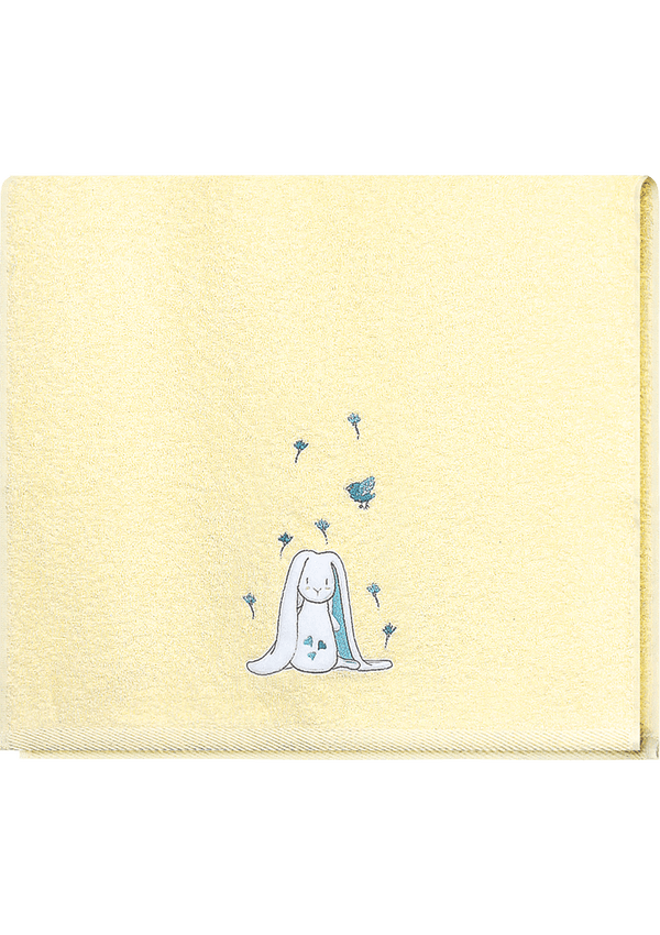 Serviette De Toilette Pour Enfant À Broder - 100% Coton  Lime