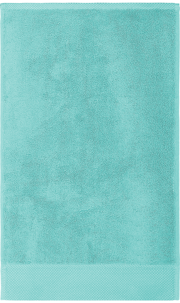 Serviette invites sensoft 40x60 cm face Bleu Turquoise