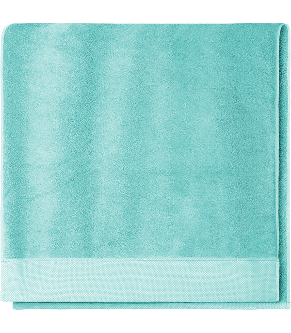 Drap de douche sensoft 70x140 cm face Bleu Turquoise