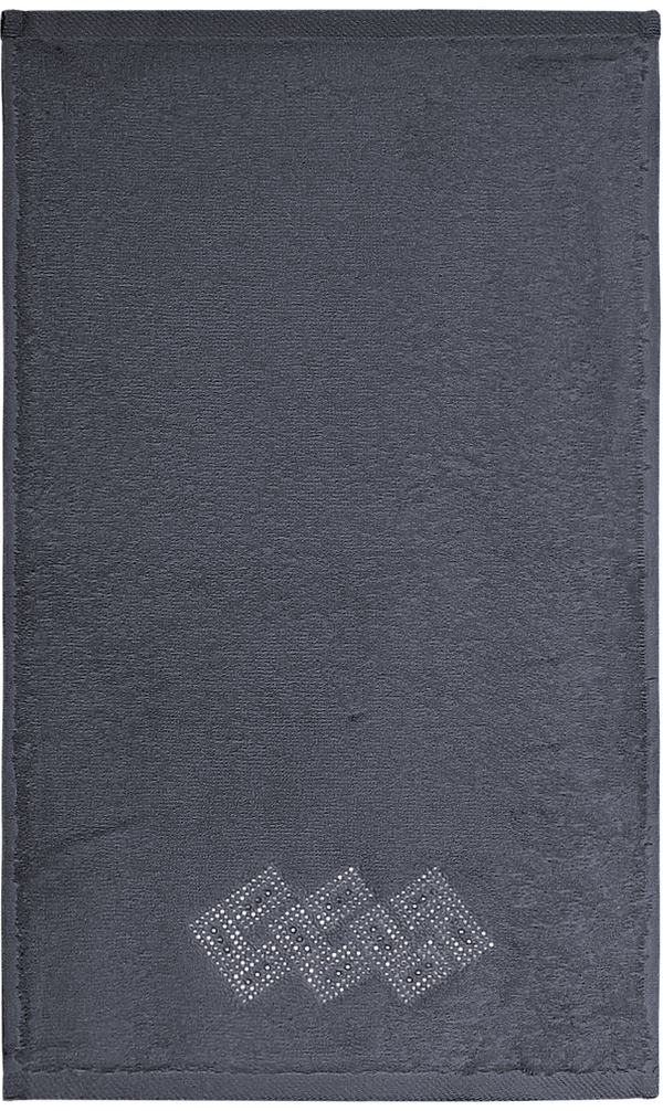 Serviette invites vendome 30x50 cm face Galet