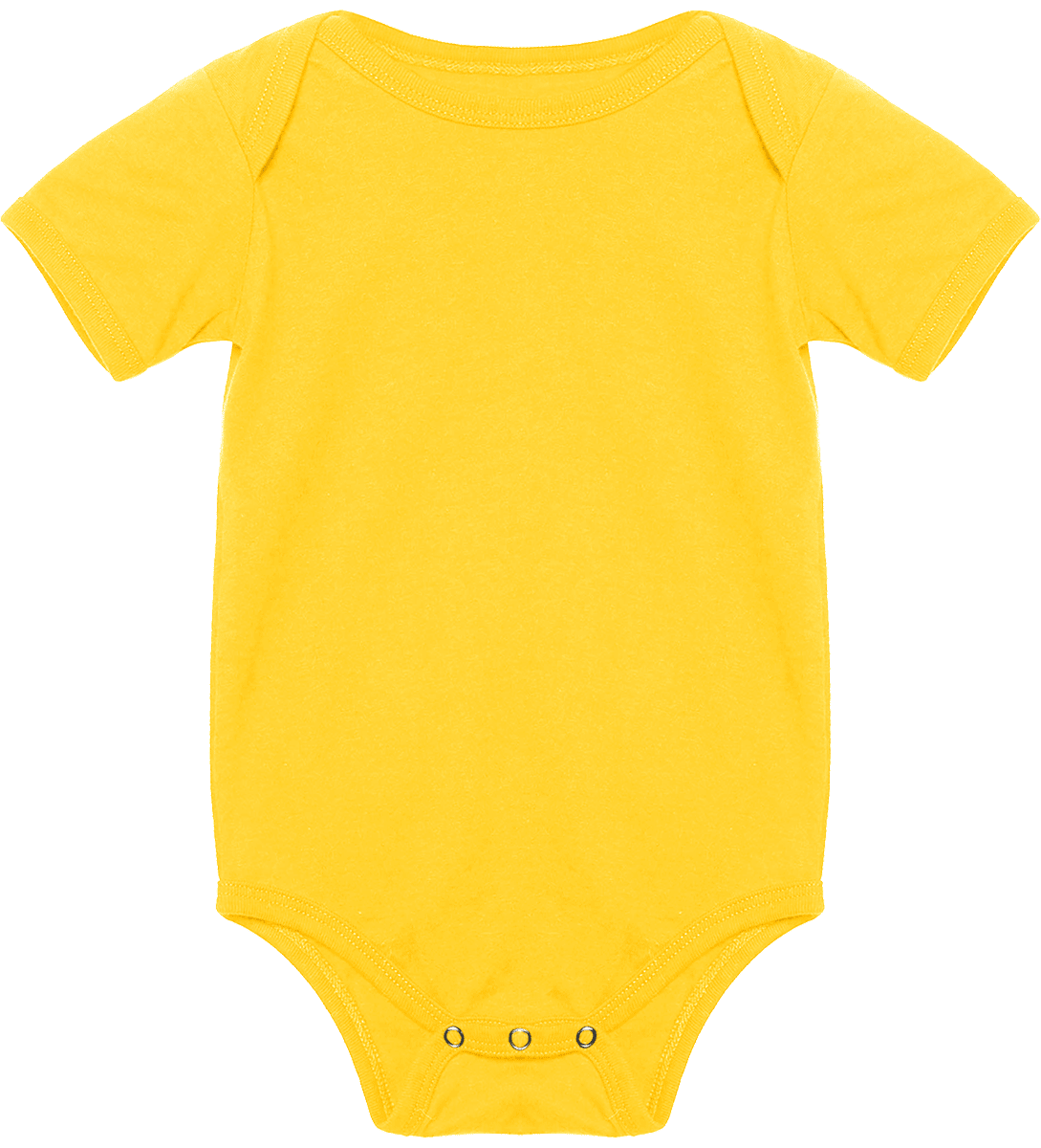 Body Bébé Manches Courtes Personnalisable Yellow