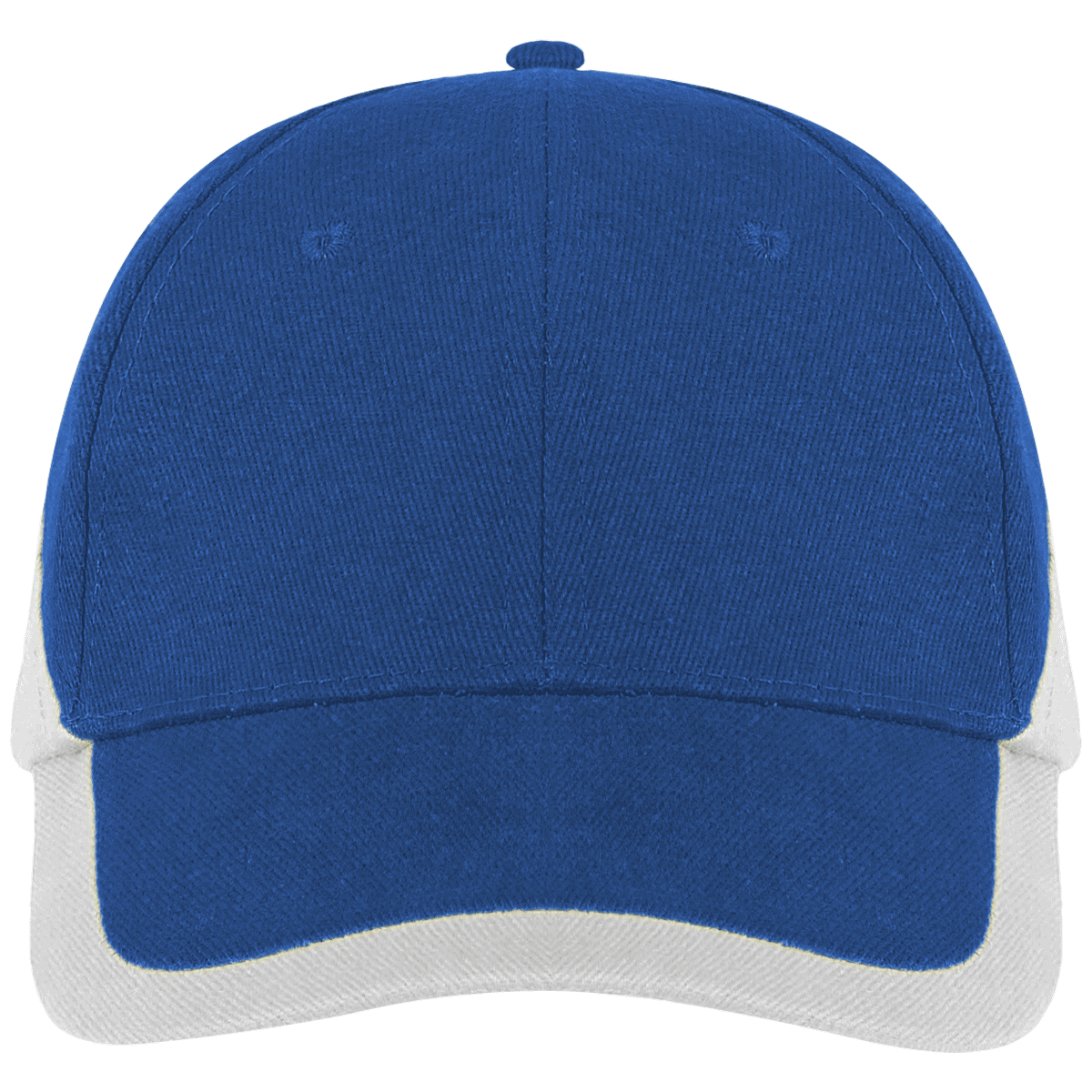 Casquette En Coton À Broder | Bicolore & Premium  Royal Blue / White