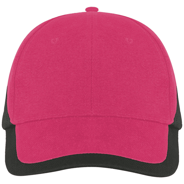 Gorra En Algodón Para Bordar  | Bicolor & Premium Fuchsia / Dark Grey