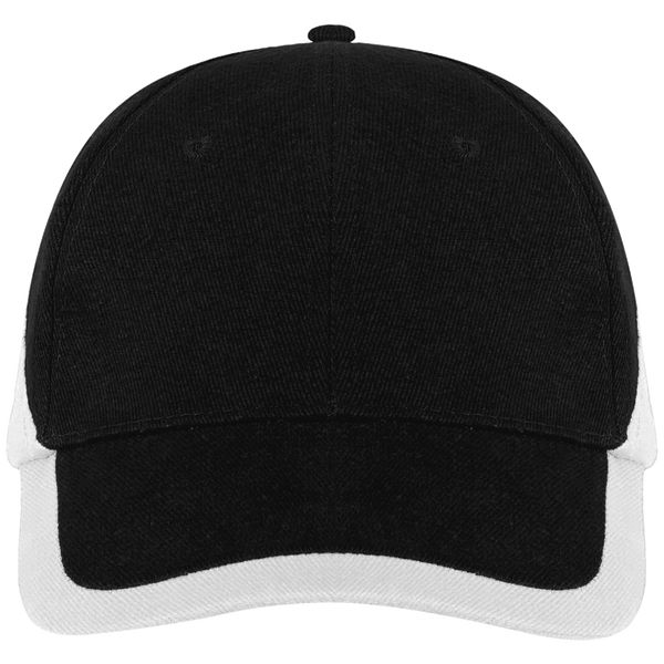Casquette En Coton À Broder | Bicolore & Premium  Black / White