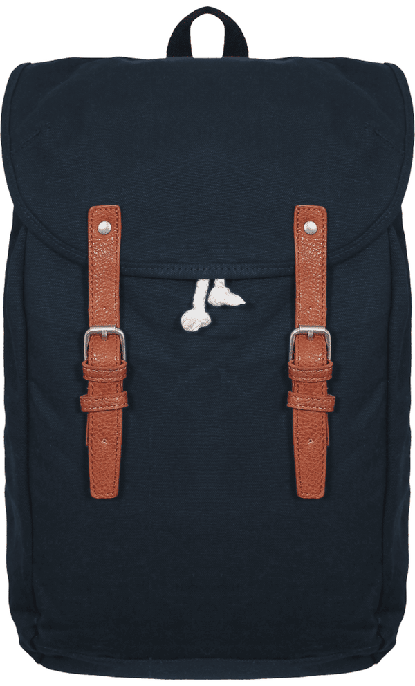 Sac À Dos Vintage | Brodé & Imprimé  French Navy
