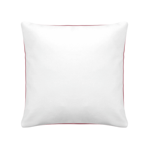 Cojín Bicolor Personalizado 40 X 40 Cm Blanc / framboise