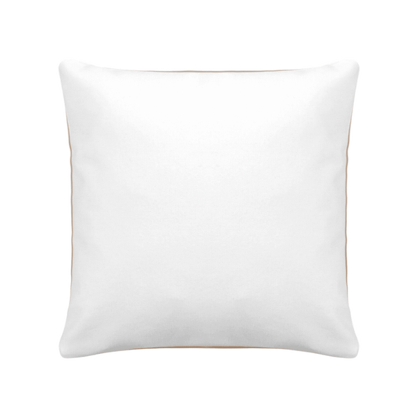 Cojín Bicolor Personalizado 40 X 40 Cm Blanc / moka