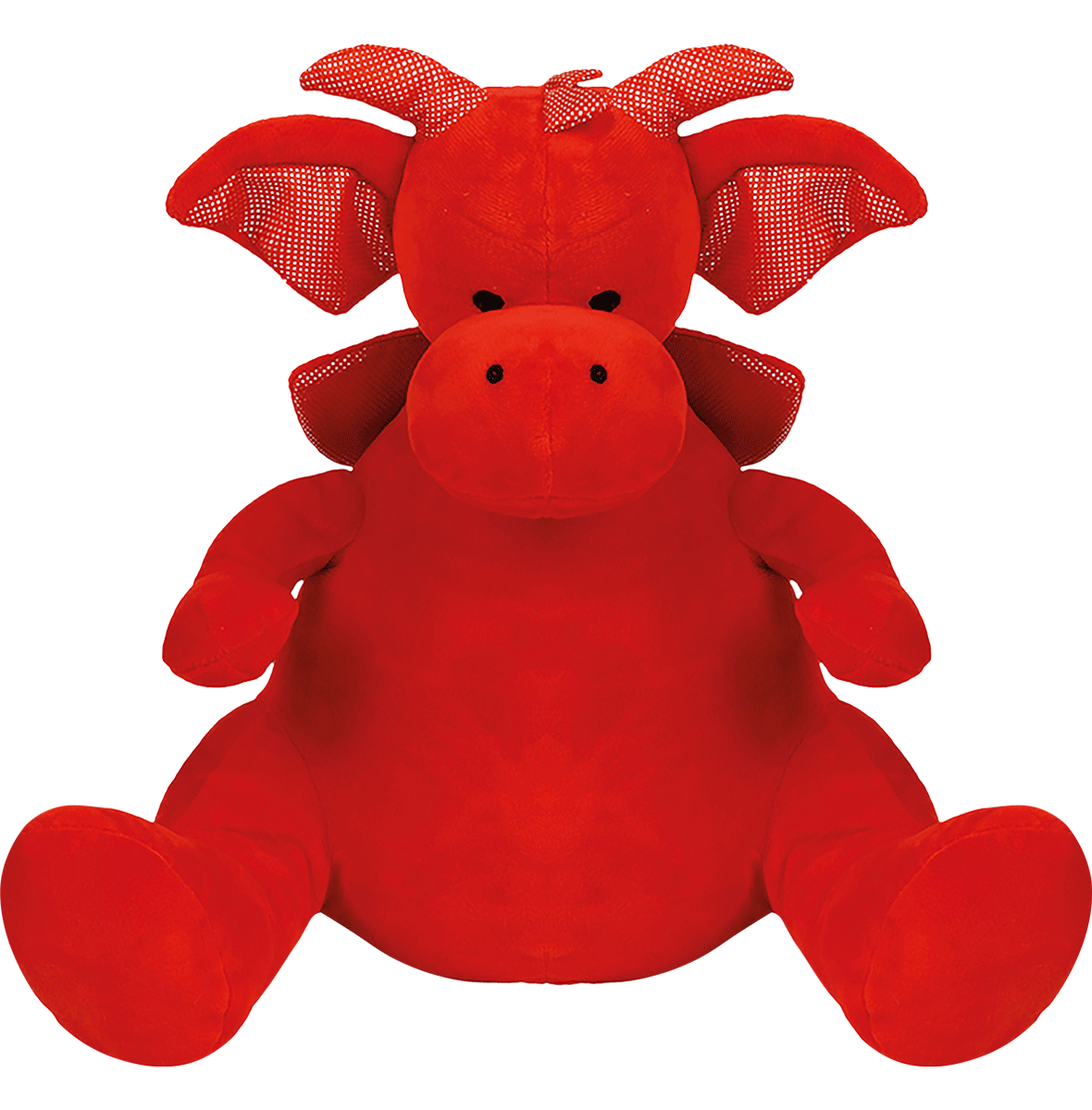 Peluche Dragón Rojo - Peluche Divertido Bordado | Red