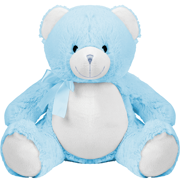 Peluche Bébé Personnalisée | Ourson Doux Et Mignon Blue