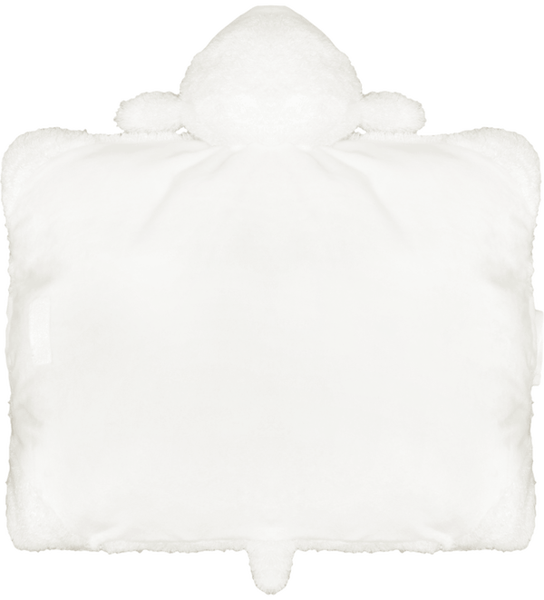 Cojín Bebé Para Personalizar| Un Pequeño Cordero Esponjoso Ideal Para Un Regalo De Nacimiento Cream