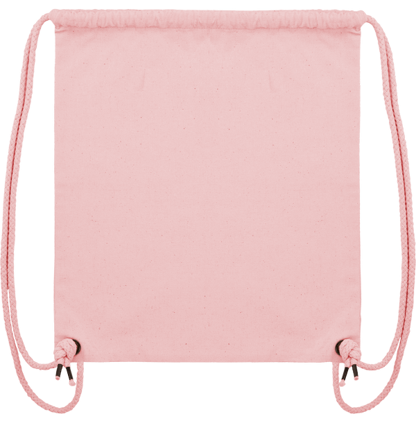 Sac de gym en matiere recyclee stanley stella face Cotton Pink