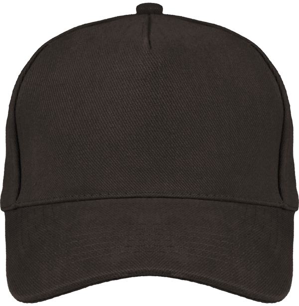 Casquette 5 Panneau En Coton Bio | Broderie Et Impression  Shale Grey