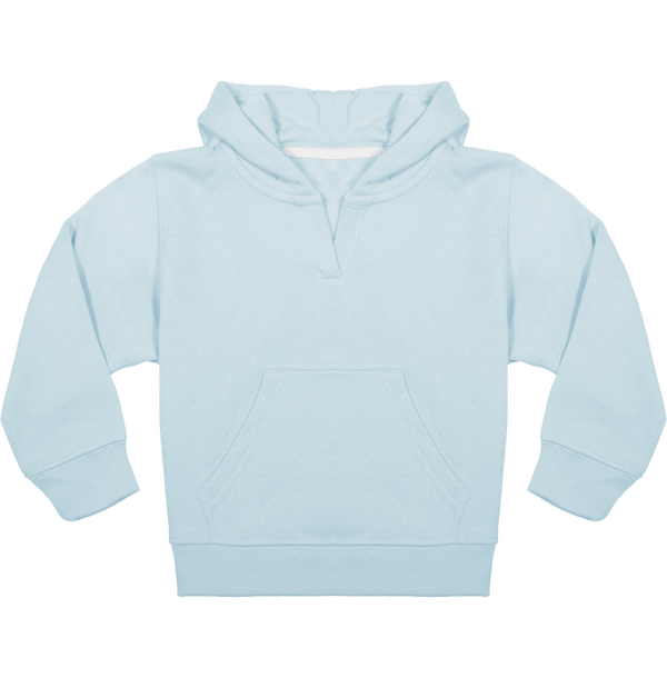 Sweat shirt bebe capuche face Pale Blue*