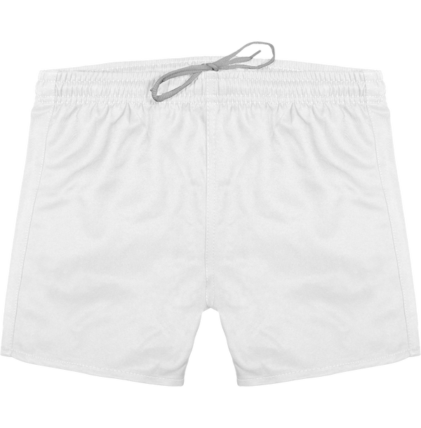 Short De Rugby Enfant| Flex Et Broderie  White