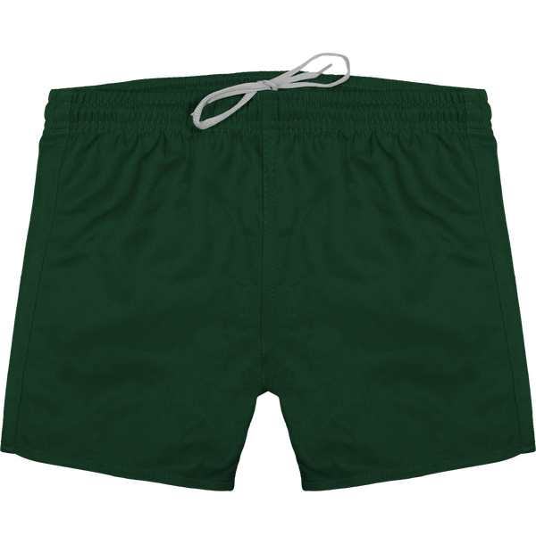 Short De Rugby Enfant| Flex Et Broderie  Dark Green