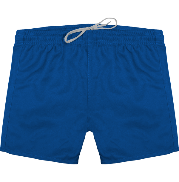 Short De Rugby Enfant| Flex Et Broderie  Dark Royal Blue