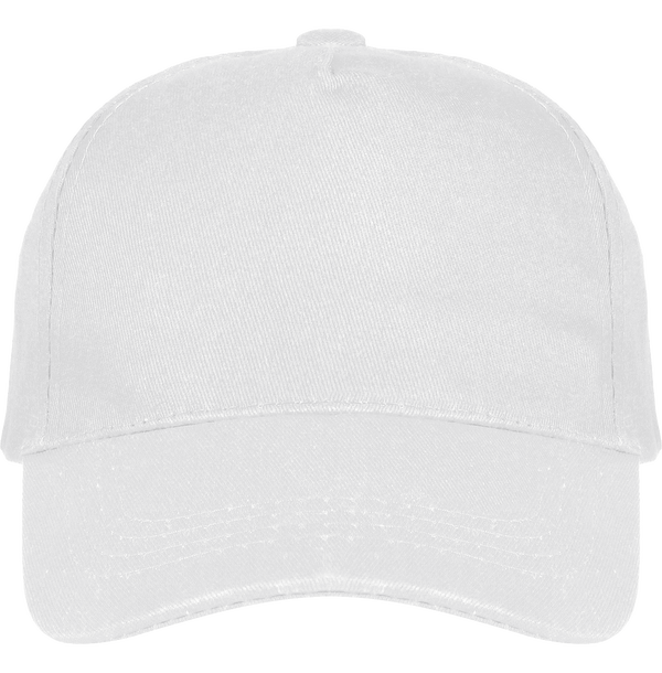 Casquette 5 panneaux coton enfant face White