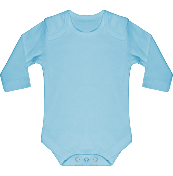 Body bebe manches longues face Surf Blue