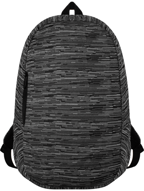 Sac a dos en double maille plexus Grey / Black