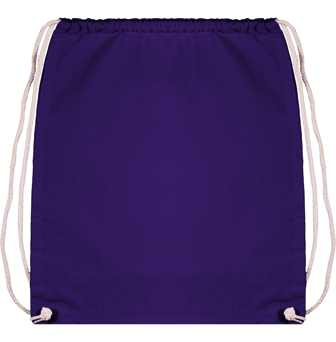 Sac En Coton Et Anses Cordelette | 100% Coton  Purple