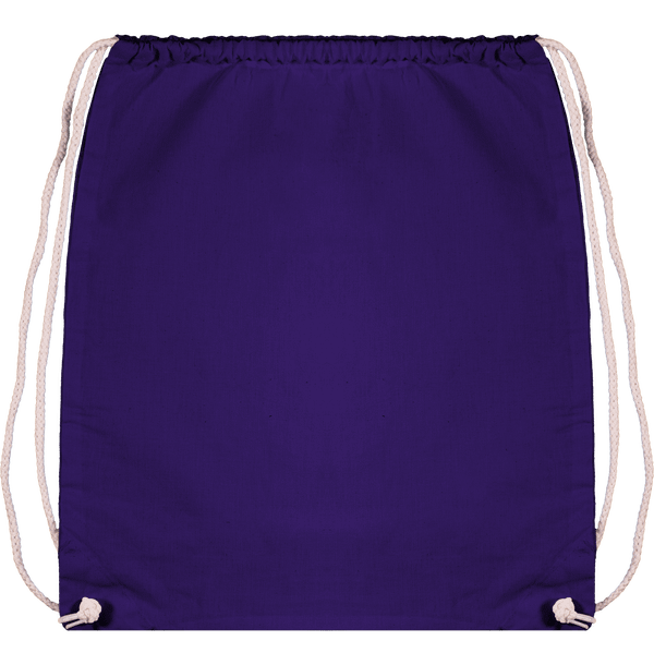 Sac En Coton Et Anses Cordelette | 100% Coton  Purple